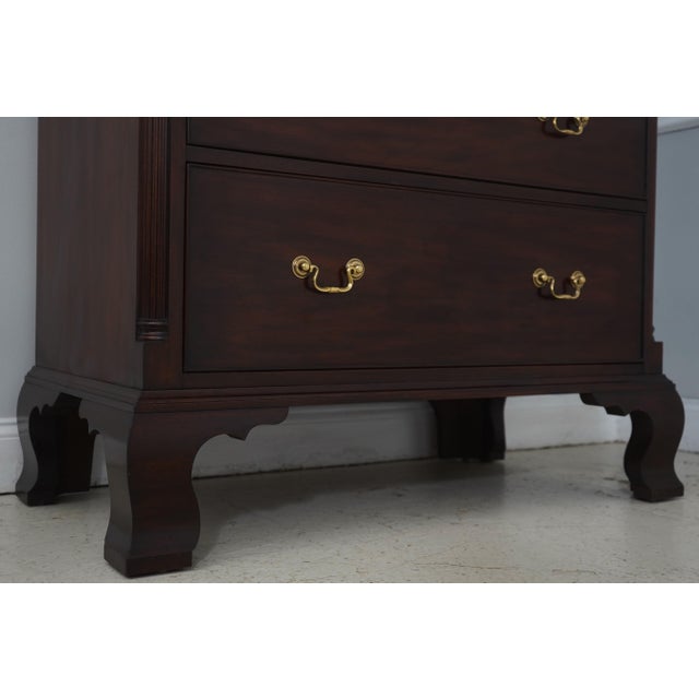 Henkel Harris New Market Mahogany Dresser Chest For Sale - Image 9 of 16