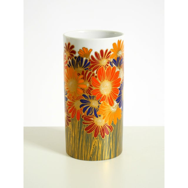 Vintage Porcelain Vase by Rosamonde Nairac for Rosenthal Studio-Linie, 1980s For Sale - Image 10 of 17