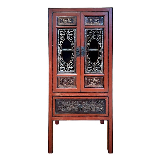 20th-Century Chinese Lacquer Cabinet For Sale