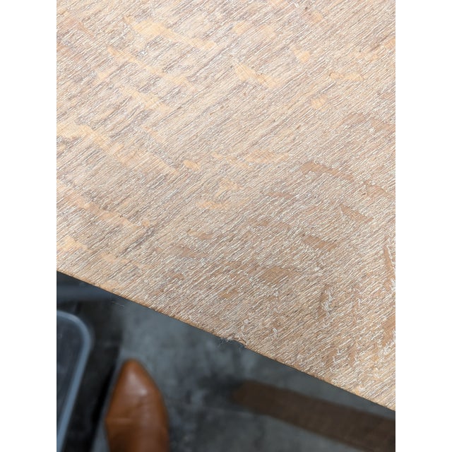 Late 20th Century Attributed to William Earle Modern Geometric Sculptural Console Table For Sale - Image 9 of 10