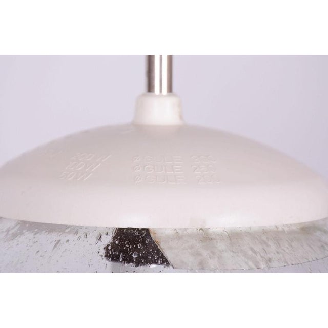 1960s Mid-Century Chandelier in Chromed Steel, Plastic, and Glass, Czech, 1960s For Sale - Image 5 of 10