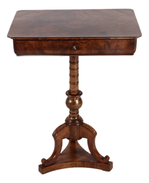 Antique Sewing Table in Walnut, 1830