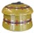 Vintage Hand-Painted Lacquered Wood Lidded Box With Heart Motif. For Sale