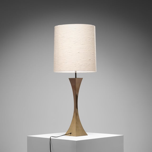Nickel-Plated Brass Table Lamp by Grillo & Tonello for High Society, Italy, 1972 For Sale - Image 4 of 14