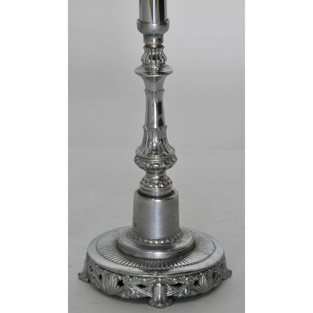 Pair Of Silverplated Altar Floor Candlesticks Chairish