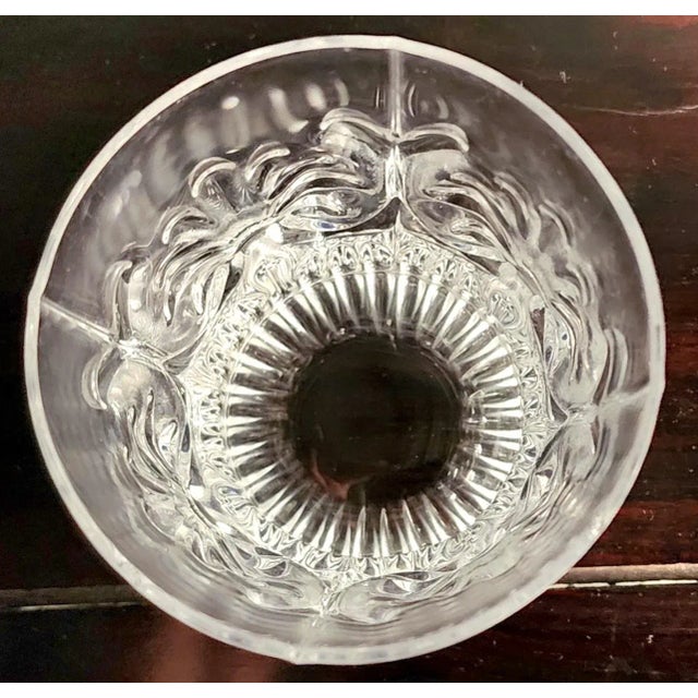 1970s Vintage Fine Glass Baroque Style Tumbler (1) For Sale - Image 5 of 12