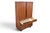 Mid 20th Century John Kapel Tall Dresser / Wardrobe in Walnut For Sale - Image 9 of 14