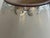 Mid 20th Century Murano Pink and Gold Glass Table Lamps W/ Coordinating Parchment Shades - a Pair For Sale - Image 4 of 16