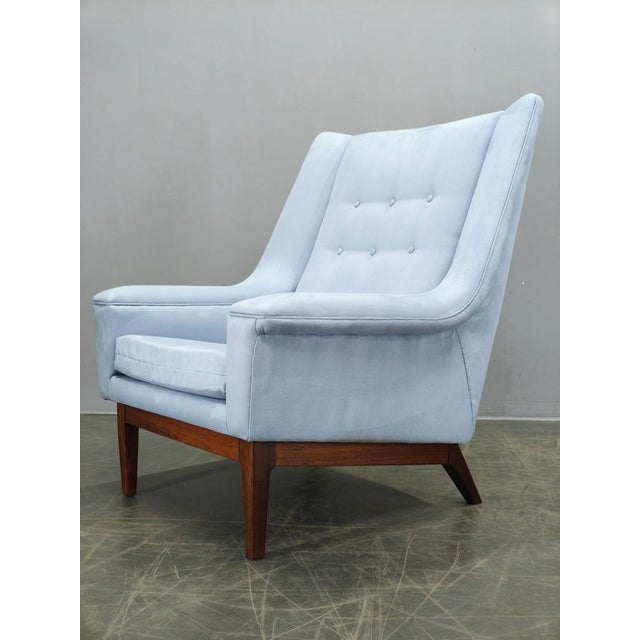 Danish Highback Lounge Chair from Slagelse Møbelvaerk, 1960s For Sale - Image 10 of 14
