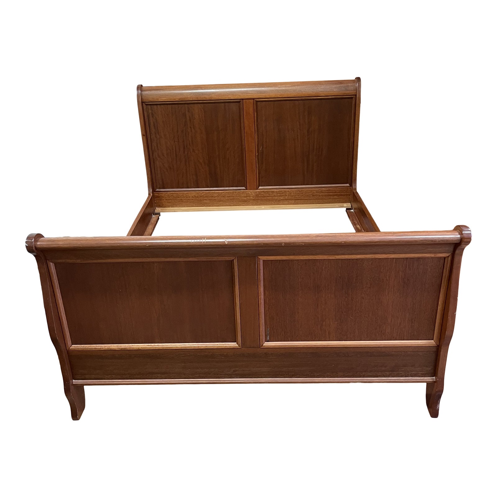 Queen Size Sleigh Bed Frame Chairish
