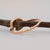Minimalist Modern Contour Band: Solid 14k Gold Curved Stackable Ring, Size 6.75 For Sale - Image 10 of 10