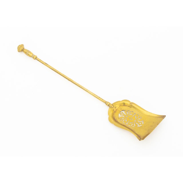 Vintage Brass Fireplace Tool Set, 4 Pcs. For Sale In New York - Image 6 of 13