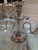 Neoclassical Pair of English Neoclassical Lyre-Form Silver Three Light Candelabra For Sale - Image 3 of 7