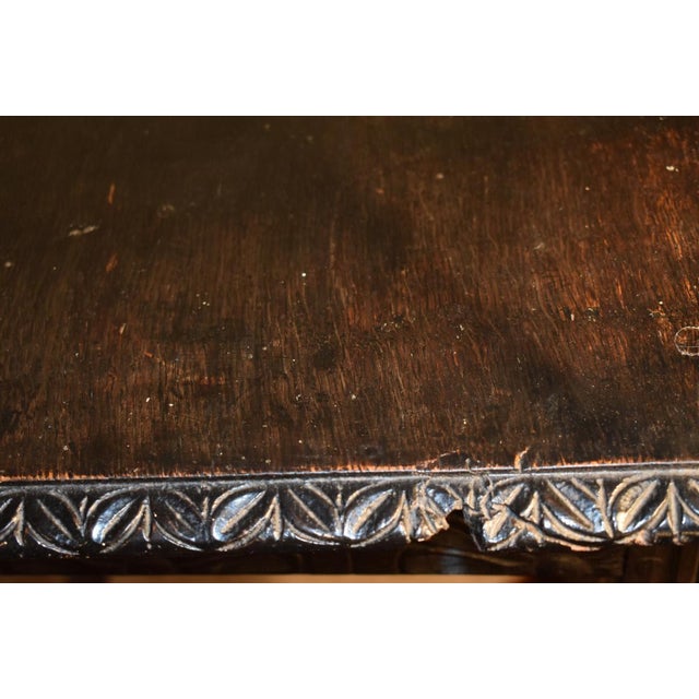 Baroque Baroque Form English 17th Century Side Table For Sale - Image 3 of 4