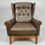 Nordic Wingback Chairs in Brown Leather, 1970, Set of 2 For Sale - Image 6 of 10