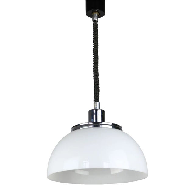 Vintage Model 2240 Faro Pendant Lamp by Luigi Massoni for Guzzini & Meblo, 1960s For Sale