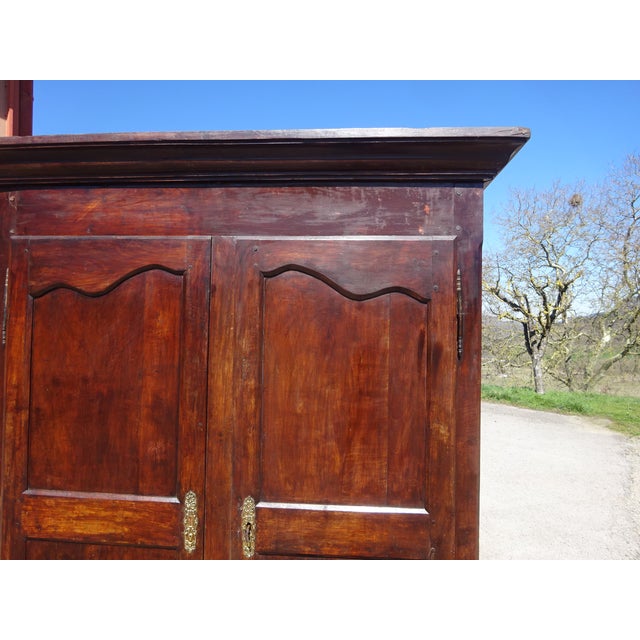 19th Century Louis Philippe Walnut Wardrobe For Sale - Image 3 of 18