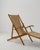 Wood 1960s French Folding Chaise Lounge Chair For Sale - Image 7 of 18