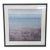 Framed Abstract Landscape Painting in Soft Blue and Purple Tones For Sale