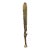 Vintage 1970s Brass Feather and Bird Foot Letter Opener For Sale