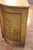 Large Hand Painted Neoclassical Demilune Console Cabinet Louis XVI Style Floral Medallion For Sale In Portland, ME - Image 6 of 11