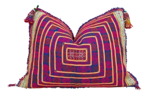 Myra Thar Silk Embroidered Antique Pillow