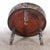 Brown Rustic Round Wood Slice Painted Three-Legged Accent Table For Sale - Image 8 of 10
