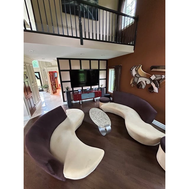 Gemstone Vladimir Kagan Bilbao Sofa Set for Weiman For Sale - Image 7 of 8