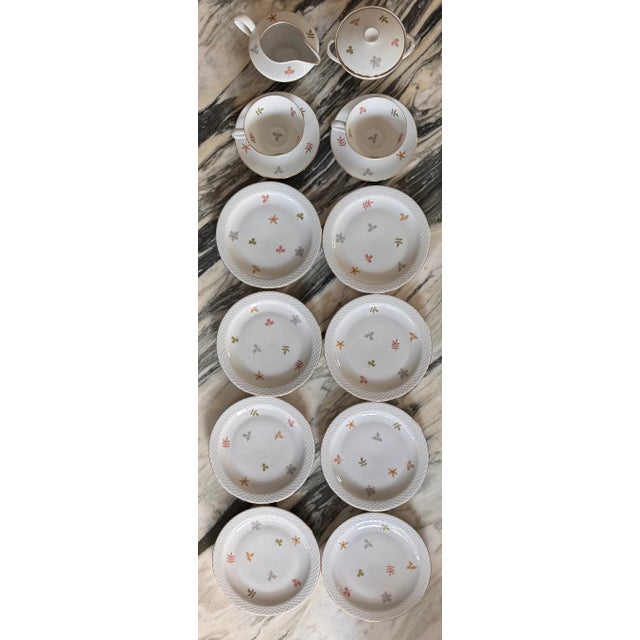 Mid-Century Johann Haviland Rosenthal Bavaria Autumn Leaves Pattern by Raymond Loewy - 33 Pieces For Sale - Image 14 of 18