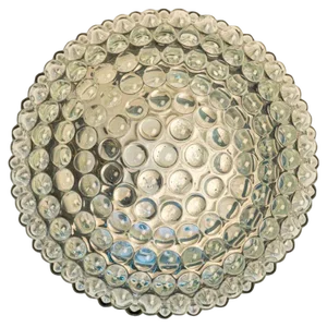 Circular Glass Wall Light attributed to Helena Tynell, 1970s