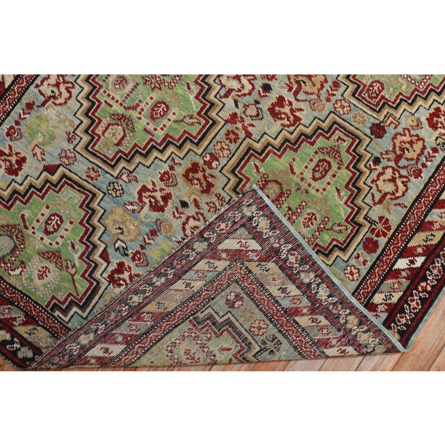 Contemporary Antique Caucasian Baku Khila Rug, Late 19th Century - 3'4" x 4'3" For Sale - Image 3 of 6
