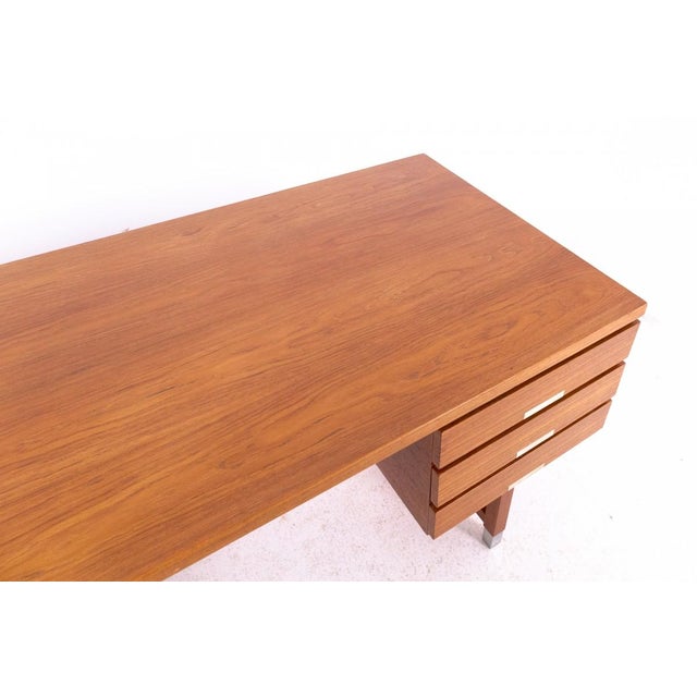 Teak Desk from Eigil Petersens Mobelfabrik, Denmark, 1960s For Sale - Image 10 of 18