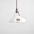 Antique 9″ white coolicon pendant light an early english factory pendant shade by ‘coolicon’ salvaged from an old factory....