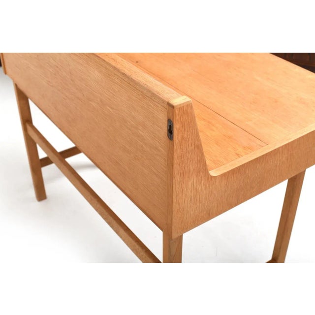 Danish Modern Oak Desk, 1960s For Sale - Image 12 of 13