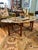 Vintage Hollywood Regency Brass Tray Top on Faux Bamboo Base Coffee Table For Sale - Image 4 of 14