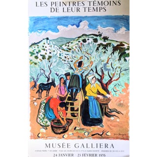 Yves Brayer, Mourlot Poster Galliera Museum, 1976, Lithograph For Sale