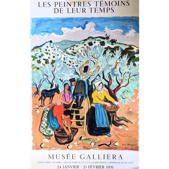 Yves Brayer, Mourlot Poster Galliera Museum, 1976, Lithograph For Sale