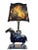 Mid-Century Modern Vintage Equestrian Porcelain Horse Lamp For Sale - Image 3 of 8