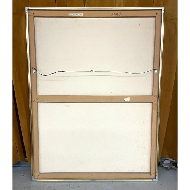 Harris Strong Studios Light Blue and Brown Grove Painting by Brent For Sale - Image 10 of 12