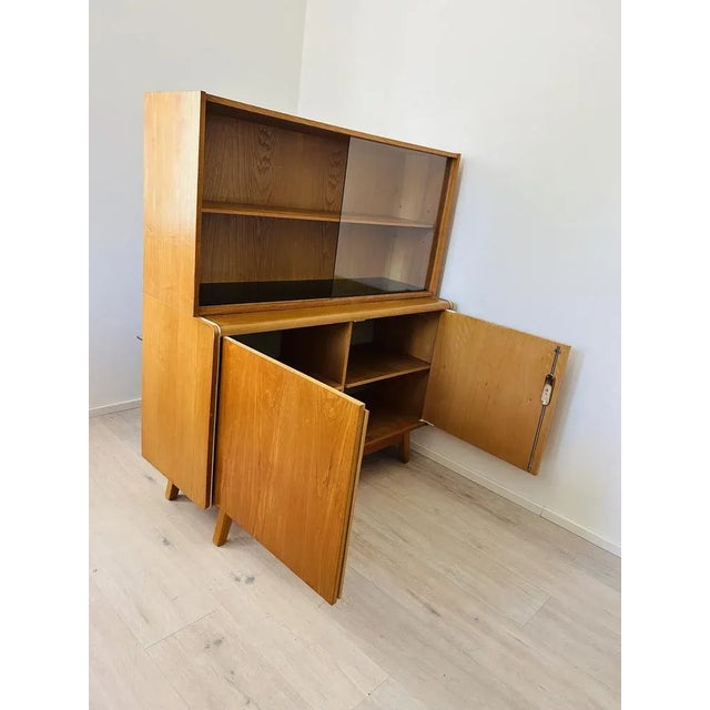 Sideboard by Bohumil Landsman & Hubert Nepozitek for Jitona, 1960s For Sale - Image 9 of 11
