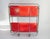 Red Mid-Century Modern Red Foldable Bar Cart with Chrome Metal, 1960s For Sale - Image 8 of 9