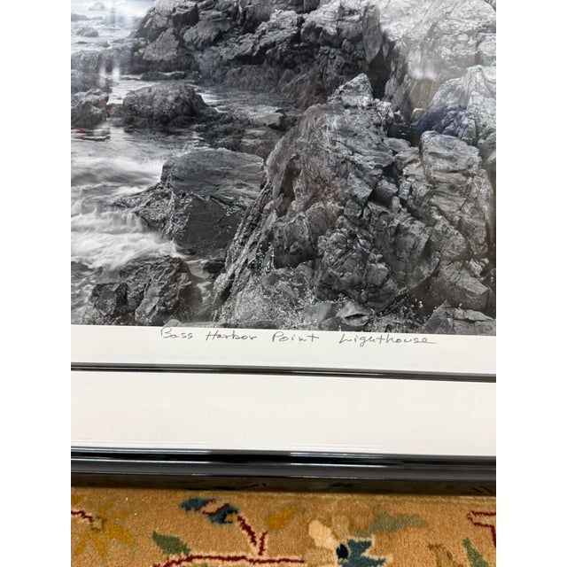 Photography Robert Morris Bass Harbor Point in Acadia Maine Limited Edition Photograph, Certificate For Sale - Image 7 of 11