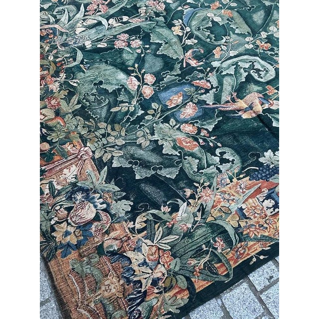French Hand Tapestry by Aubusson, 1960s For Sale - Image 12 of 18