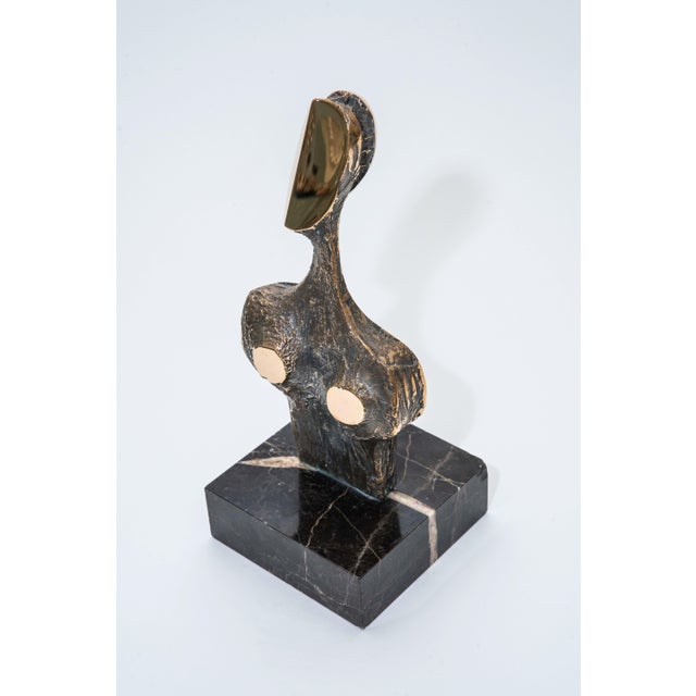 Vintage Antonio Kieff Bronze and Marble Figurative Male/ Female Sculpture Titled Tortura For Sale - Image 4 of 13