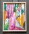 Original Vintage Abstract Watercolor Painting Framed For Sale - Image 4 of 4
