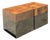 Vintage Burl Parquet Low Drinks Tables - A Pair For Sale