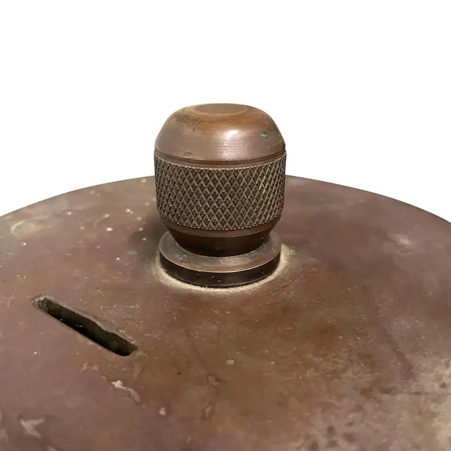 Early 20th Century Bronze Folk Art Bank Box For Sale In Chicago - Image 6 of 11