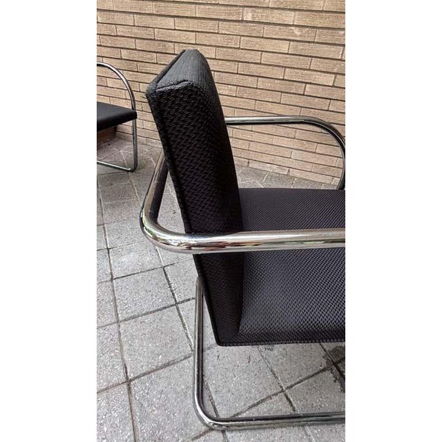 Mid-Century Modern Late 20th Century Mies van der Rohe Set of 8 Brno Chairs for Knoll For Sale - Image 3 of 15