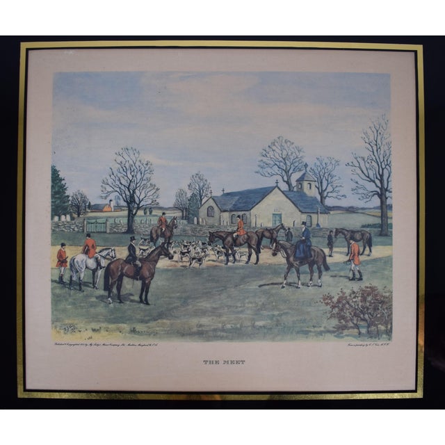 Print Sz: 14"H x 16"W Frame Sz: 21 1/4"H x 23 1/4"W Publisher: My Lady's Manor Company Ltd, Monkton, Maryland Edward (Ned)...