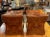 The pair of Burl Walnut Wood Stools is a set of two beautifully crafted stools made from luxurious burl walnut wood. These...